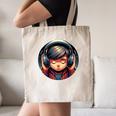 Serene Music Enthusiast With Headphones Introvert Cute Boy Canvas Tote Bag Serene Music Enthusiast With Headphones Introvert Cute Boy Canvas Tote Bag