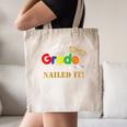Sixth 6th Grade 2018 Nailed It Graduation Shirt Canvas Tote Bag