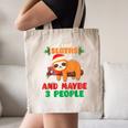 Sloth For Sloth Lover Men Women Kids Introverts Canvas Tote Bag