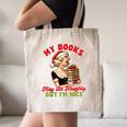 Smut Reader Christmas My Books May Be Naughty But I'm Nice Canvas Tote Bag