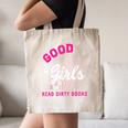 Smutty Book Merch Good Girls Read Dirty Books Smut Readers Canvas Tote Bag
