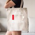 Social Battery Low Anti-Social Introvert Canvas Tote Bag