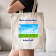 Out Standing In Her Field Graduation Tee Canvas Tote Bag
