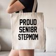 Stepmom Stepmother SEN18R Grad Senior Graduation Party Shirt Canvas Tote Bag