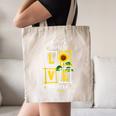 Sunflower Teach Love Inspire Cool Graduation Teacher School Canvas Tote Bag