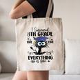 I Survived 8th Grade Graduated Cat Graduation Canvas Tote Bag