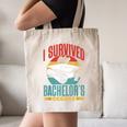 I Survived My Bachelor's Degree Party Bachelor Graduation Canvas Tote Bag