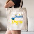 i Survived My Husbands Bachelors Degree Graduation Gifts Canvas Tote Bag