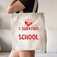 I Survived Nursing School Graduation Cool Canvas Tote Bag
