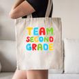 Team Second Grade Shirt 2nd Grade Back To School Graduation Canvas Tote Bag