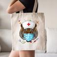 Tiger Nurse RN ER Nursing School Graduation Canvas Tote Bag
