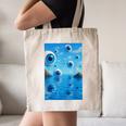 Trippy Weirdcore Frutiger Aero Surreal Eyeballs Y2K Canvas Tote Bag