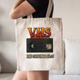 VHS Tape Nostalgia Old School Technology Humor Canvas Tote Bag VHS Tape Nostalgia Old School Technology Humor Canvas Tote Bag