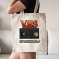 VHS Tape Nostalgia Old School Technology Humor Premium Canvas Tote Bag