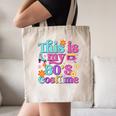 Vintage 80s Costume Nostalgia 1980s Fashion Cute Girls Women Canvas Tote Bag