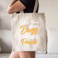 Wears Loves Dogs Avoids People I Introvert Canvas Tote Bag