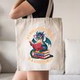 In A World Of Bookworms Be A Book Dragon Canvas Tote Bag In A World Of Bookworms Be A Book Dragon Canvas Tote Bag