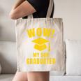 Wow My Son Graduated Mom Dad Of A Senior Graduation Canvas Tote Bag