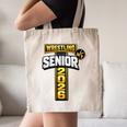 Wrestling Senior Night Senior 2026 Faith Cross Graduation Canvas Tote Bag