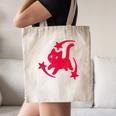 Yk2 Grunge Scary Cat With Shooting Stars 90s Nostalgia Canvas Tote Bag