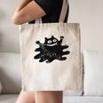 Yk2 Grunge Scary Cat With Tail Tomboy 90s Nostalgia Indie Canvas Tote Bag