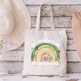 100th Day Of School Teachers Students Women Floral Books Canvas Tote Bag