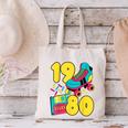1980 Retro Raised In The 80s Old School Nostalgia Vibes Canvas Tote Bag
