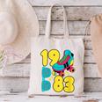 1983 Retro Raised In The 80s Old School Nostalgia Vibes Canvas Tote Bag