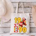 1990 Retro Raised On 90s Music Old School Nostalgia Punk Canvas Tote Bag 1990 Retro Raised On 90s Music Old School Nostalgia Punk Canvas Tote Bag