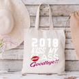 2018 Kiss My Class Goodbye Graduation Canvas Tote Bag