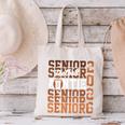 2026 Football Senior Auntie Graduation Matching Family Canvas Tote Bag