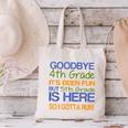 4th Grade Graduation To 5th T-Shirt Kids Tee Fifth Canvas Tote Bag