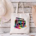 80s 90s Hip Hop Nostalgia Retro Boombox Music Lovers Canvas Tote Bag