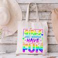 80's Girls Just Wanna Have Fun Nostalgia 1980s Style Premium Tri-Blend Canvas Tote Bag