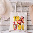 80s Vibes Mixed Tapes & Roller Skates 1981 Nostalgia Retro Canvas Tote Bag