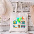 80's Vintage Cassette Tape Nostalgia Mixtape Era 1980s Retro Canvas Tote Bag