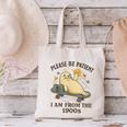 90s Manatee Humor Please Patient I'm From The 1900s Canvas Tote Bag