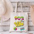90s Nostalgia Retro Apparel 90'S Vibe Retro Premium Tri-Blend Canvas Tote Bag
