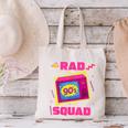 90s Rad Squad Retro Television 90s Aesthetic Nostalgia Canvas Tote Bag