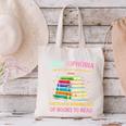 Abibliophobia Book Lovers Graphic Canvas Tote Bag