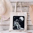 Aesthetic Spaceman Astronaut On The Moon Space Introvert Canvas Tote Bag Aesthetic Spaceman Astronaut On The Moon Space Introvert Canvas Tote Bag