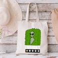 Alien Avoids Humans Sarcastic Introvert Humor Canvas Tote Bag