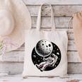 Astronaut Aesthetic Holding Moon Balloon Planets Introvert Canvas Tote Bag