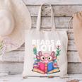 Axolotl Books Readsalotl Reading Bookworm Boys Girls Canvas Tote Bag