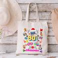 Back To 90's Christmas Nostalgia Quotes Graphic Premium Tri-Blend Canvas Tote Bag
