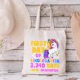 Back To School First Day Of Kindergarten Graduation Unicorn Canvas Tote Bag