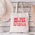 Bar Exam Law School Graduation Study T-Shirt Canvas Tote Bag