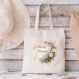 Barely Tolerable Book Lover Bookish Floral Bookworm Canvas Tote Bag