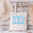Baseball Senior Night Baseball Senior 2025 Graduation 26 Canvas Tote Bag