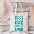 Best Dog Walker Ever Graduation New Shirt Dog Lover Canvas Tote Bag